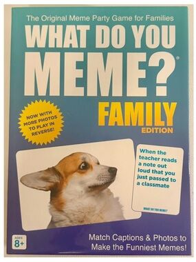 What Do You Meme Family Edition Complete Card Game Party Game Ages 8+ VG